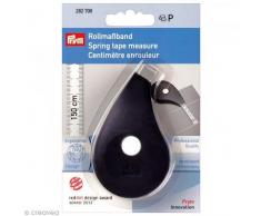 Prym 17 282700 MÃ¨tre centimÃ¨tre Enrouleur Ergonomique Plat, 150 cm, Plastique, Bleu, 150 x 9 x 0,02 cm