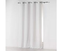douceur dintÃ©rieur rideau a oeillets 140x280 cm microfibre absolu blanc