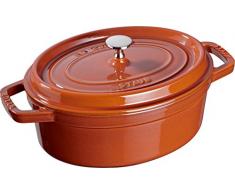 Staub 40511-300-0 Cocotte Ovale Fonte Cannelle 31 cm