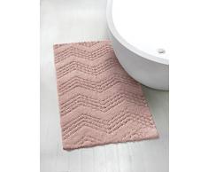 Gabel Tapis de Bain uni en Pur Coton, 60 x 100 cm, Erica