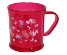 PEPPA PIG Mug translucide Tasse de petit-dÃ©jeuner, ne sapplique pas