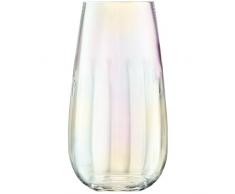 LSA International Pearl Vase P, Verre, Nacre, Height 28cm