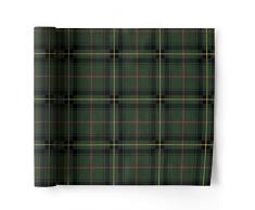 MY DRAP MYdrap SA32N9/501-11 Table NoÃ«l 32x32cm-Rouleau de 6 Serviettes-Motifs Green Tartan, Coton, Vert, 5 cm