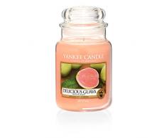 Yankee Candle bougie jarre parfumée, grande taille, Délice de goyave, jusquà 150 heures de combustion