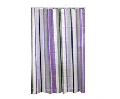 Frandis 195035 Rideau de Douche Polyester Parme 180 x 200 cm