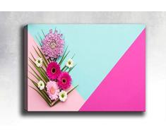 Bonamaison Peinture sur toile, multicolore, 70 x 100 cm - ConÃ§u et fabriquÃ© en Turquie