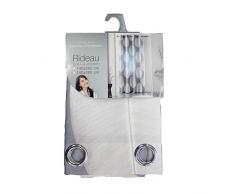 douceur dintérieur rideau a oeillets 140x260 cm polyester tempo naturel