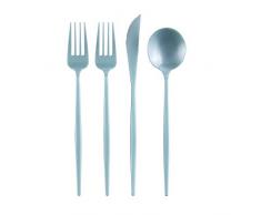 Silver Spoons 1984 Assortiment DE Couverts JETABLES, Collection Opulence pour Mariages et dîners de Haut Standing (Menthe)