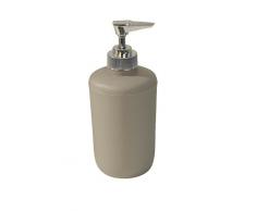 MSV 140997 Distributeur de Savon polypropylÃ¨ne-310ml, Plastique Chrome/PolypropylÃ¨ne, Taupe 403C, 12 cm