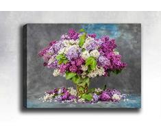 Bonamaison Peinture sur toile, multicolore, 50 x 70 cm - Conçu et fabriqué en Turquie