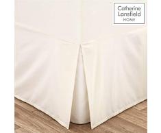 Catherine Lansfield Valance Drap de lit CrÃ¨me