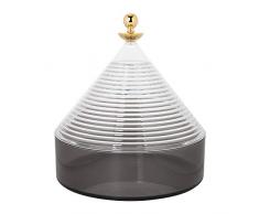 Kartell Trullo Boîte de Rangement en thermoplastique pour Isolation Thermique Transparent 27 x 25 cm