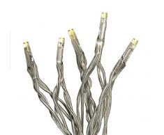 Best Season SA40 Guirlande lumineuse Ã LED, Plastique, Transparent, 580.0 x 0.5 x 3.0 cm