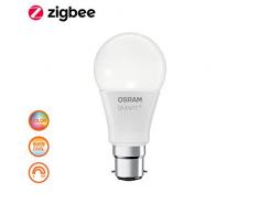 OSRAM Smart+ Ampoule LED ConnectÃ©e | Culot B22 | Forme Standard | Dimmable | 16 Millions de couleurs | 10W (Ã©quivalent 60W) | Zigbee - Compatible Android & Amazon Alexa