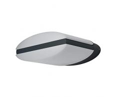 LEDVANCE Endura Style Ellipse LED | Applique Extérieure | Gris foncé | 13 Watts - 890 Lumens | Blanc Chaud 3000K | Etanche IP44