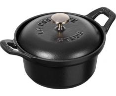 STAUB 40501-020-0 cocotte en Fonte Mini coquête, Noir, 12 cm