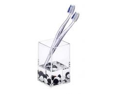 Wenko 21740100 Danube Gobelet Salle de Bain/WC Transparent 6,8 x 6,8 x 12,0 cm