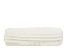 Gözze Coussin polochon en velours côtelé, 70 x 22 cm, Couleur : Blanc cassé, 40067-00-070022