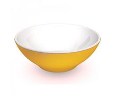 Ornamin Saladier 2700 ml Jaune/Blanc Mélamine (Modèle 154) / bol à salade, saladier plastique