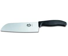 Victorinox 6.8503.17G Couteau Santoku, Acier Inoxydable, Noir, 30 x 5 x 5 cm