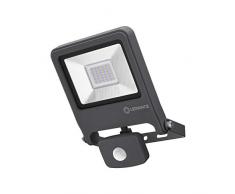 LEDVANCE Endura Flood LED + DÃ©tecteur de Mouvement | Projecteur ExtÃ©rieur | Gris foncÃ© | 30 Watts - 2700 Lumens | Blanc Froid 4000K | Etanche IP44