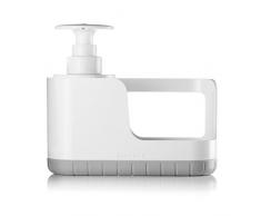 Guzzini 29040133 Organisateur DEVIER avec Distributeur DE Savon, N/C, Grigio Opaco, 8,3x24,2x19 cm