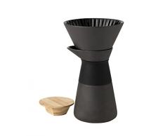 Stelton 14 x 14 x 23,5 cm le Slow Brew machine à café, Noir