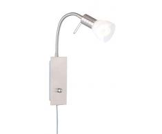 Eglo 86428 Spot dÃ©clairage de surface Nickel E14 40 W