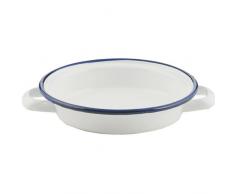 IBILI 904118 Plat Ã Oeuf, Acier, Blanc, 18 cm