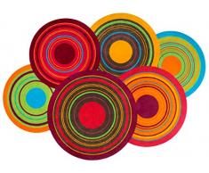 Wash+Dry 75714 Tapis, Surface en Polyamide, ColorÃ©, 110 x 175 cm