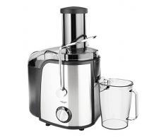 NORDIC HOME CULTURE JPS 001Â Juicer de centrifugeuse 800Â W Ã Joint Noir, Acier Inoxydable, Silver, 28Â x 28Â x 45Â cm