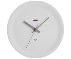 Alessi Ora Out Horloge sur arête en résine thermoplastique 21x21x15 cm Bianco