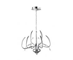 Wofi A LED couverture Couronne MÃ©tal 4,8Â W IntÃ©grÃ© 700Â x ChromÃ© 1500Â x 730Â cm 5326.12.01.5000