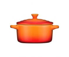 Premier Housewares OvenLove Mini Plat Cocotte Orange- Plat à Four avec Couvercle- 230ml