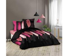 PARURE 3 P. 240 x 220 CM IMPRIME 42 FILS ALLOVER DOUCERIA