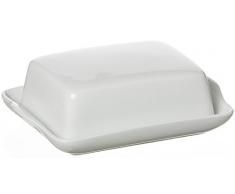 Ritzenhoff & Breker Snap Beurrier en porcelaine Blanc 18 x 14 x 7 cm