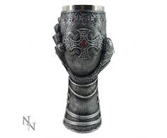 Nemesis Now Gant de Cuisine en résine avec Insert en Acier Inoxydable Gris 23 cm Taille Unique