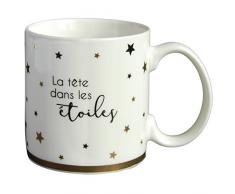 LA CARTERIE Mug cadeau Ã message La tÃªte dans les Ã©toiles
