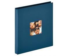 Walther EA-110-L Album Photo, Reliure structurée, Bleu, 31 x 33 cm
