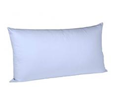 fleuresse 9100-6056 Taie doreiller zippÃ©e 100% coton satin mako 40 x 80 cm Bleu