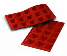Silikomart 20.008.00.0060 SF008 Moule Forme Pyramides 15 CavitÃ©s Silicone Terre Cuite
