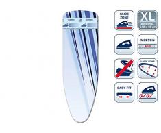 Leifheit Thermo Reflect Glide Housse de rechange pour Table Ã Repasser, Bleu, 140 x 45 cm