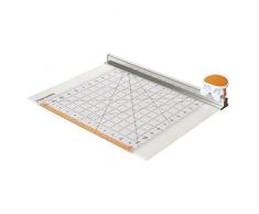 Fiskars CombinÃ© Cutter rotatif et RÃ¨gle, 12â x 12â, Orange/Blanc, 1016264
