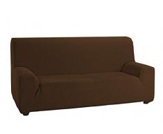 Martina Home Housse de canapé élastique modèle Émilie 3 Places Marron