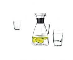 EVA SOLO Carafe 1 L avec 4 GL� Sern� 250 ML