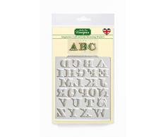 Manuscrit Alphabet Moule en silicone pour dÃ©coration de gÃ¢teaux, travaux manuels, cupcakes, sugarcraft, bonbons, fabrication de cartes et argile, approuvÃ© par des aliments, fabriquÃ© au Royaume-Uni