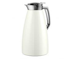 Emsa 514185 PLAZA Pichet isotherme, fermeture Quick Tip, 1,0L, (L x B x H): 16,4 x 13,6 x 26 cm, Glacier