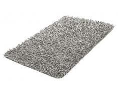 Kleine Wolke 5471146360 Tapis de bain Riva 60 x 100 cm Gris Argent