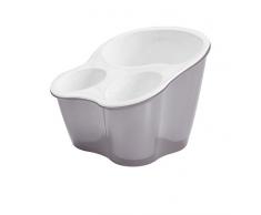 Bugatti GLGU-02179 Glamour Easy Egouttoir à Couverts Polypropylène Gris 16 X 16 X 13 cm