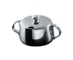 Alessi 104/30 Sucrier en Acier Inoxydable 18/10 Brillant